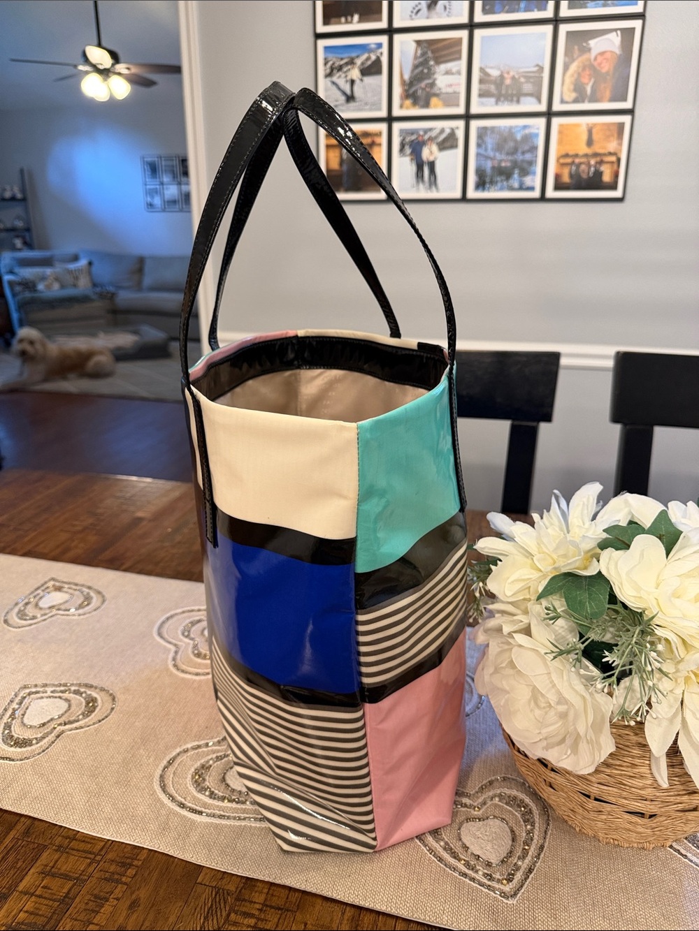 Kate Spade Multicolor Block-Print Tote Bag 🎊Host Pick - Picture 3 of 10